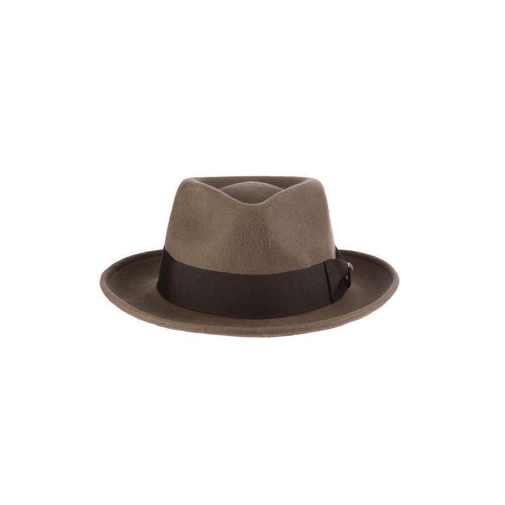 8737 Classico 's Crushable Wool Felt Fedora X-Large, Olive